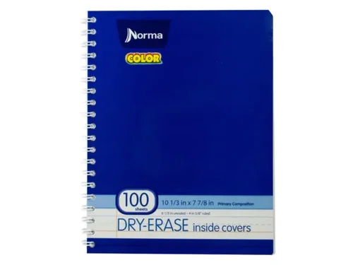 SC550 | Bulk Buys Navy Blue 100-Sheet Wirebound Children's