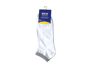 Bulk Buys Men's Moisture-Wicking Ankle Socks - 3 Pack