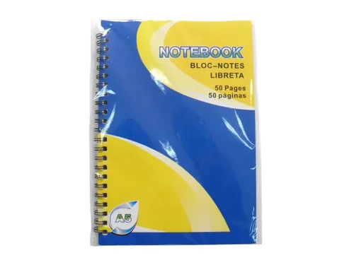 UU023 | Bulk Buys 50-Page Spiral-Bound Notebook for