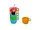 UU028 | Bulk Buys Assorted Color Plastic Picnic Cups - Set
