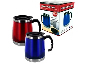 Bulk Buys 16 oz Eco-Friendly Insulated Travel Mug