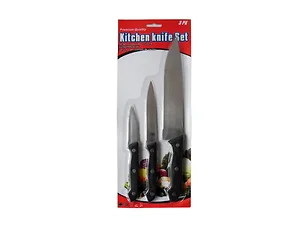 UU042 | Bulk Buys Versatile 3-Piece Kitchen Knife Set