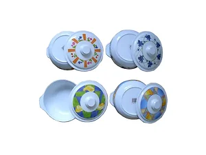 UU174 | Bulk Buys Assorted Melamine Bowls with Lids - 8