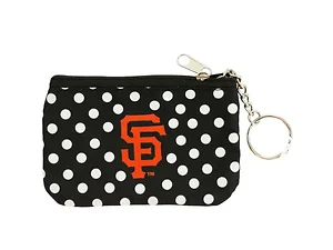 Bulk Buys San Francisco Giants Polka Dot ID Zipper Pouch