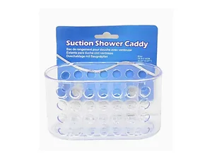 Bulk Buys Compact Shower Caddy with Strong Suction Cups