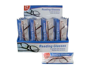 Bulk Buys Sophisticated Metal Frame Reading Glasses for All