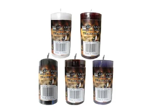 UU458 | Bulk Buys Colorful Pillar Candle with 15-Hour Burn