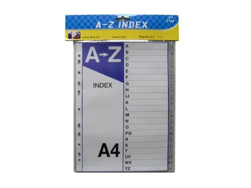 UU508 | Bulk Buys Alphabetical Index Tabs for Binders - 21