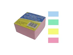 UU516 | Bulk Buys Colorful Removable Sticky Note Pads - Set