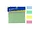 UU519 | Bulk Buys Assorted Color Large Sticky Notes - 3