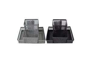 UU524 | Bulk Buys Stylish Mesh Desk Organizer with Four