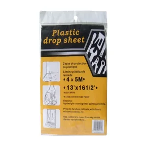 UU594 | Bulk Buys Premium Plastic Drop Cloth for Painting