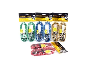 Bulk Buys Durable 24-Inch Bungee Straps - Pack of 2