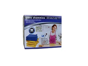 UU712 | Bulk Buys Premium Cleaning Shammies, Set of 10