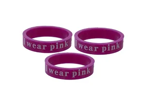 Bulk Buys Cherish Hot Pink Ring Set - 3 Pack Fashion