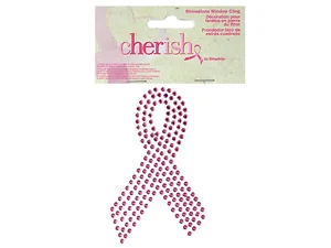 WM017 | Bulk Buys Sparkling Cherish Rhinestone Window Cling