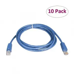 Tripp '095521 7ft Cat5e - Cat5 Snagless Molded Patch Cable Rj45 M-m Bl