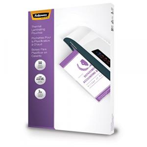 Fellowes 52226 (r)  Glossy Legal Document Laminating Pouches, 50 Pk