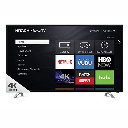 Hitachi 43R80 (r)  43 4k Ultra Hd Lcd Tv With Roku(r)