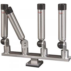 Big RH04357 Big Jon Quad Multi-axis Ii Rod Holder - Adjustable Silver