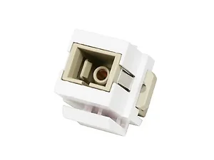 Monoprice Modular Keystone Jack - SC Connector - White