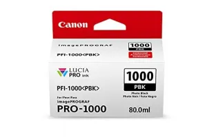 Original Canon 0546C002 Pfi-1000 Photo Black Ink Tank - 80ml