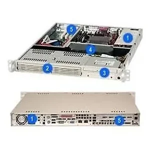 CSE-811I-410 | Supermicro Rack-Mountable 1U ATX Power