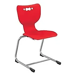 53218-5-RED | Mooreco Inc Set of 5 Red Cantilever Chairs
