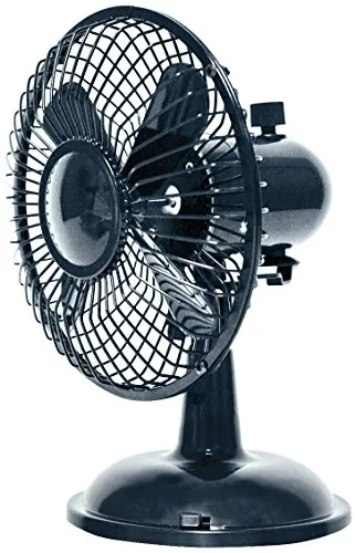 Comfort CZ5USBBK Usb Battery Oscillating Desk Fan - Black