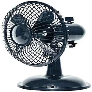 Comfort CZ5USBBK Usb Battery Oscillating Desk Fan - Black