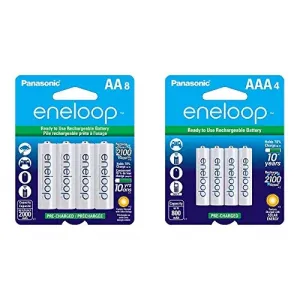 Panasonic TW9439 (r) Bk-3mcca8ba Eneloop(r) Rechargeable Batteries (aa