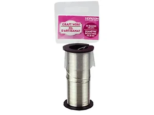 KM256 | Bulk Buys 75 Foot Roll of 24 Gauge Silver Jewelry