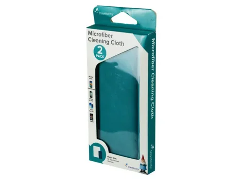 EN351 | Bulk Buys Blue Microfiber Cleaning Cloths - 2 Pack