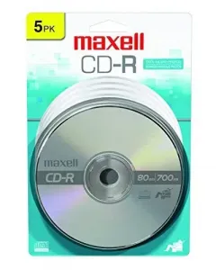 Maxell PEMXLCDR805 700mb 80-minute Cd-rs, 5-pack - High-quality Record