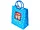 Bulk Buys Medium Blue Birthday Candles Gift Bag with Handle