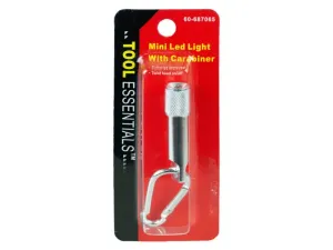 Bulk AT996 Mini Led Flashlight With Carbiner