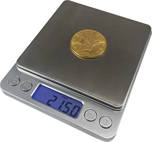 TI-502 | Optima Home Scales Titanium Pocket Scale with Dual