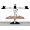 TKE-CHE-FA-S | Ergo Desktop Kangaroo Tri-Elite Sit-Stand