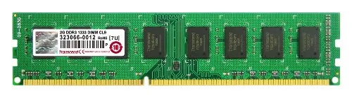 Transcend JM1333KLU-2G 2gb Jm Ddr3 1333mhz Udimm Dr X8