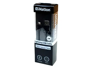 EN402 | Bulk Buys Premium 2M USB Lightning Cable - Black