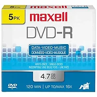 MAXELL-PEMXLDVDR5PK