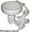 PHII | Raritan Standard Manual Toilet - Marine White Bowl