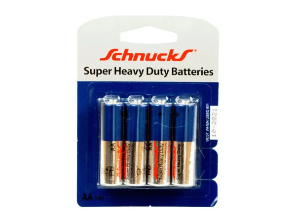 Bulk EC299 Aa Super Heavy Duty Batteries In Blister Pack Of Four