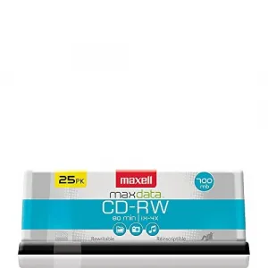 Maxell 630026 700mb 80-minute Cd-rws (25-ct Spindle) Mxlcdrw25s