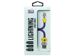 Bulk EN457 Purple Iphone Lighting Usb Cable