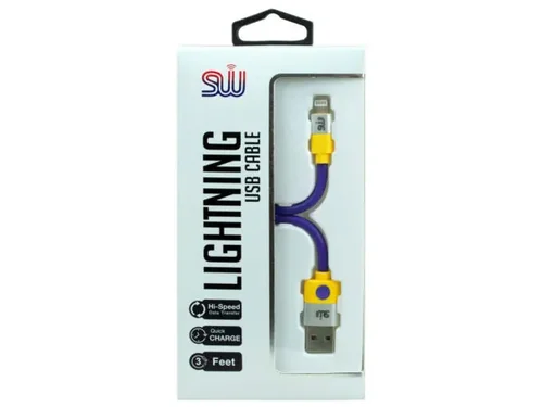 EN457 | Bulk Buys Durable Purple iPhone Lightning USB