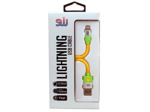 Bulk EN458 Yellow Iphone Lighting Usb Cable