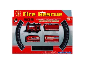 OT965 | Bulk Buys Deluxe Battery Operated Firefighter Train