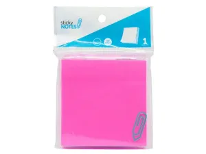 Bulk CI135 3quot; X 3quot; Neon Pink Sticky Notes