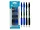 Bulk Buys Dual Color 0.7Mm Gel Pens (Black & Blue) - 4 Pack